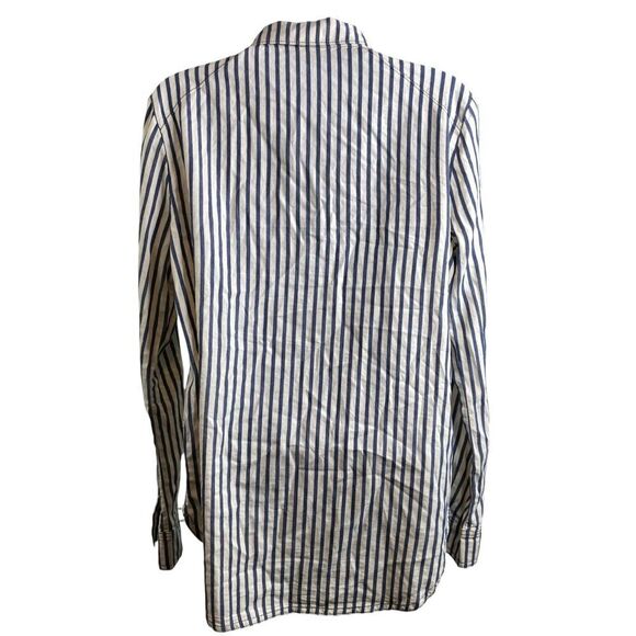 Paige Women's Striped Cotton Button-Up Top Size S Western Career Work Shirt‎ - Picture 13 of 13